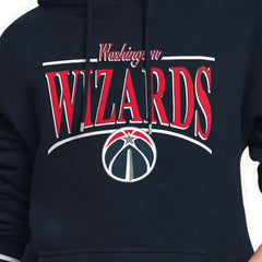 Washington Wizards Starter Women's Arch Stripe Fleece Hoodie Navy - NBA