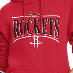 Houston Rockets Starter Women's Arch Stripe Fleece Hoodie Red - NBA