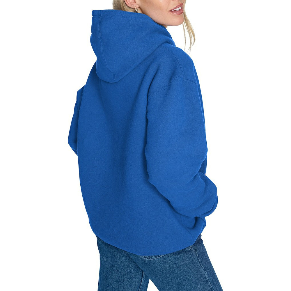 Dallas Mavericks Starter Women's Arch Stripe Fleece Hoodie Blue - NBA
