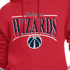 Washington Wizards Starter Women's Arch Stripe Fleece Hoodie Red - NBA
