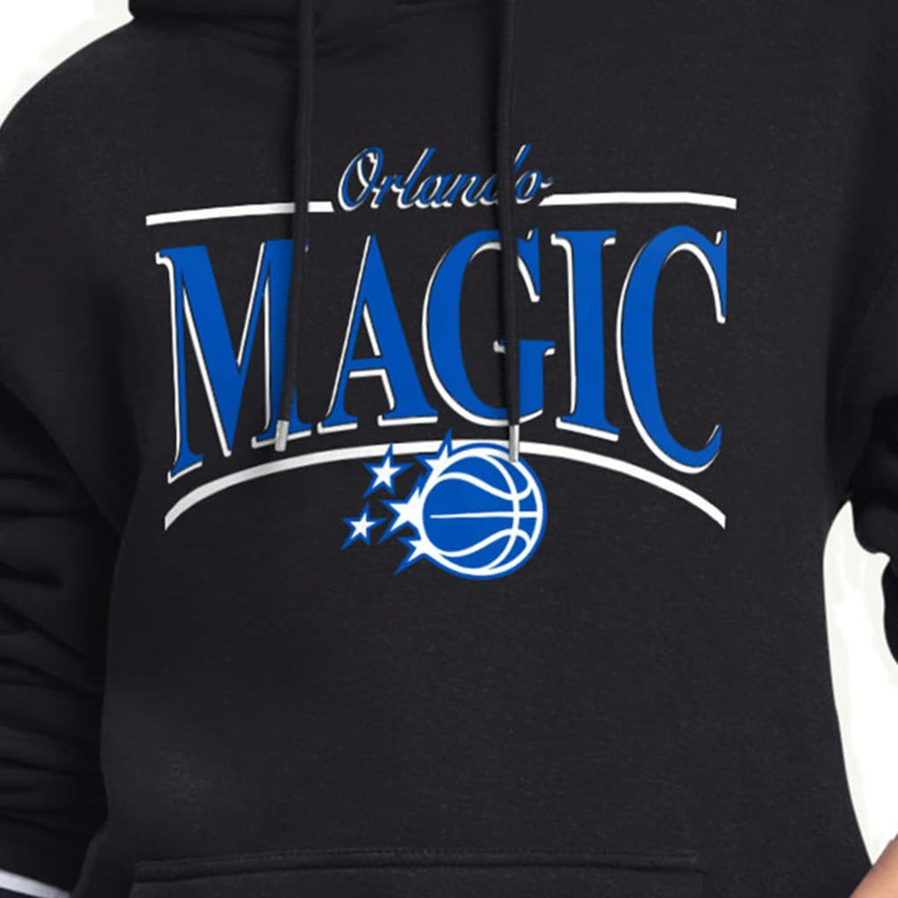 Orlando Magic Starter Women's Arch Stripe Fleece Hoodie Black - NBA