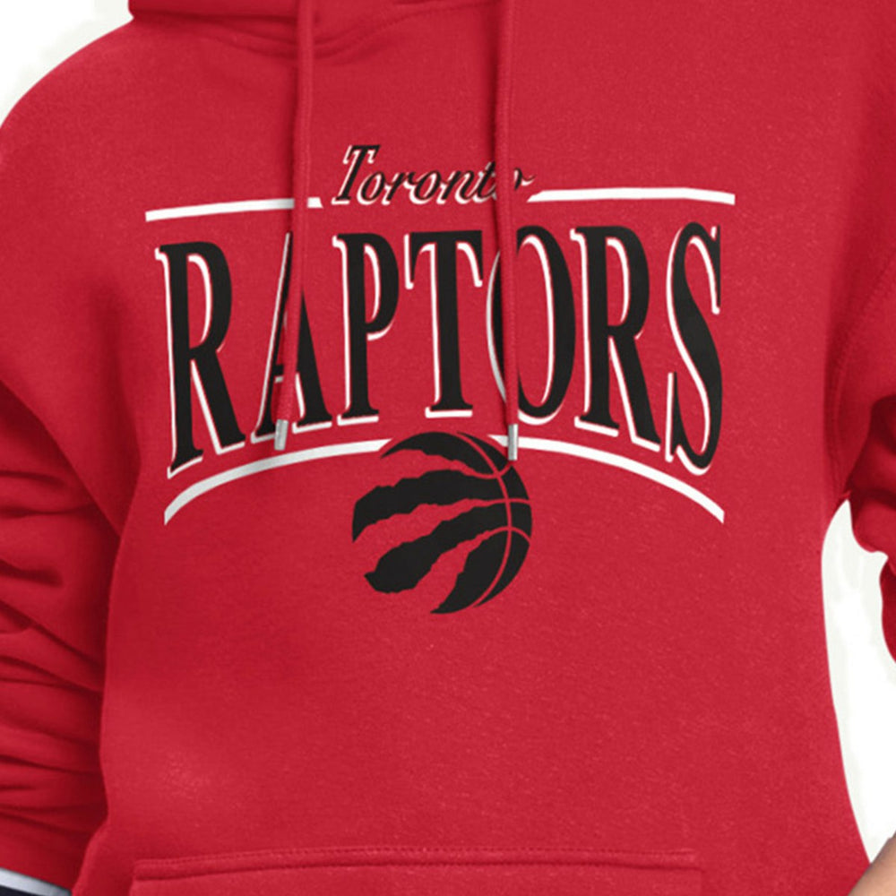 Toronto Raptors Starter Women's Arch Stripe Fleece Hoodie Red - NBA