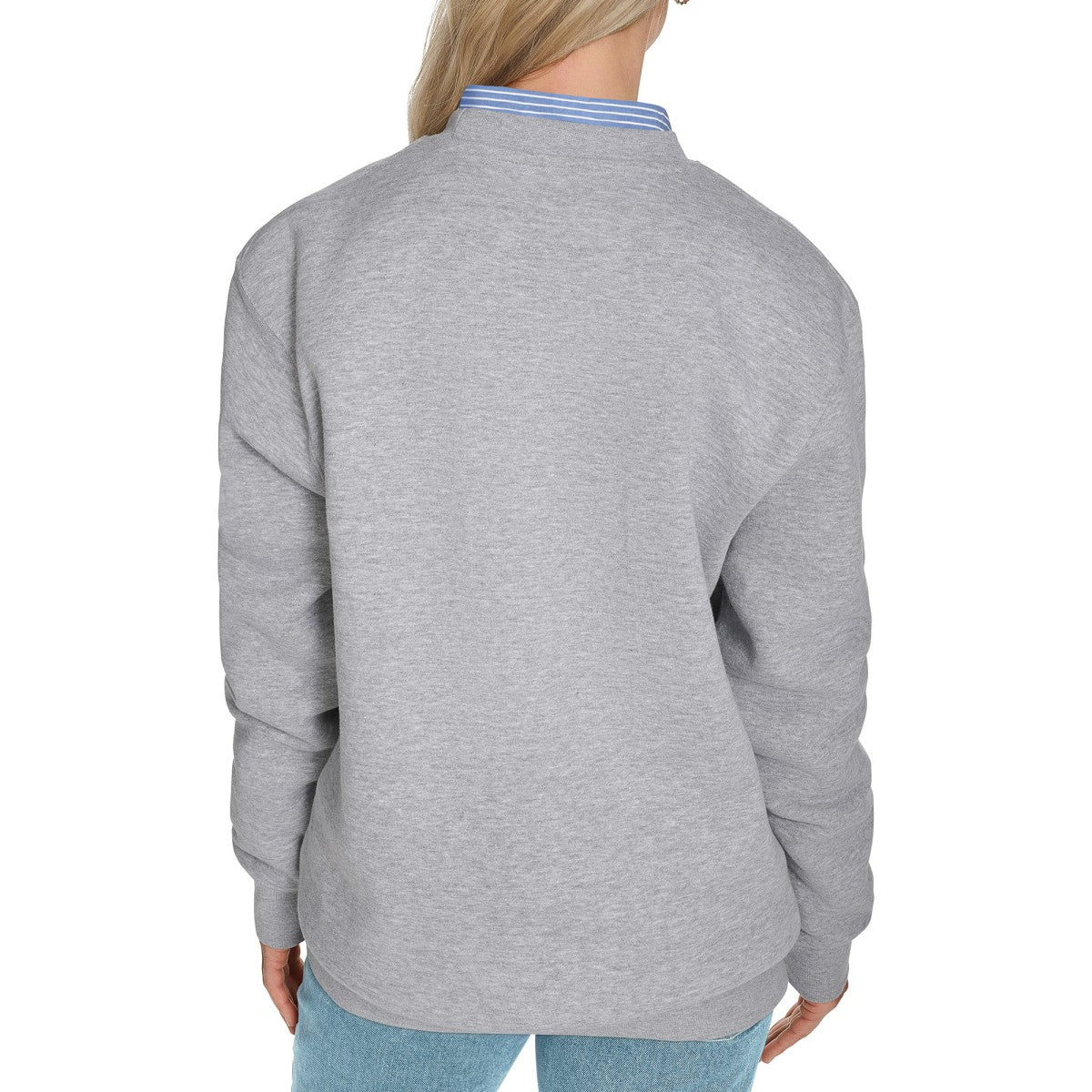 Orlando Magic Starter Women's Arch Stripe Fleece Crewneck Sweatshirt Gray - NBA