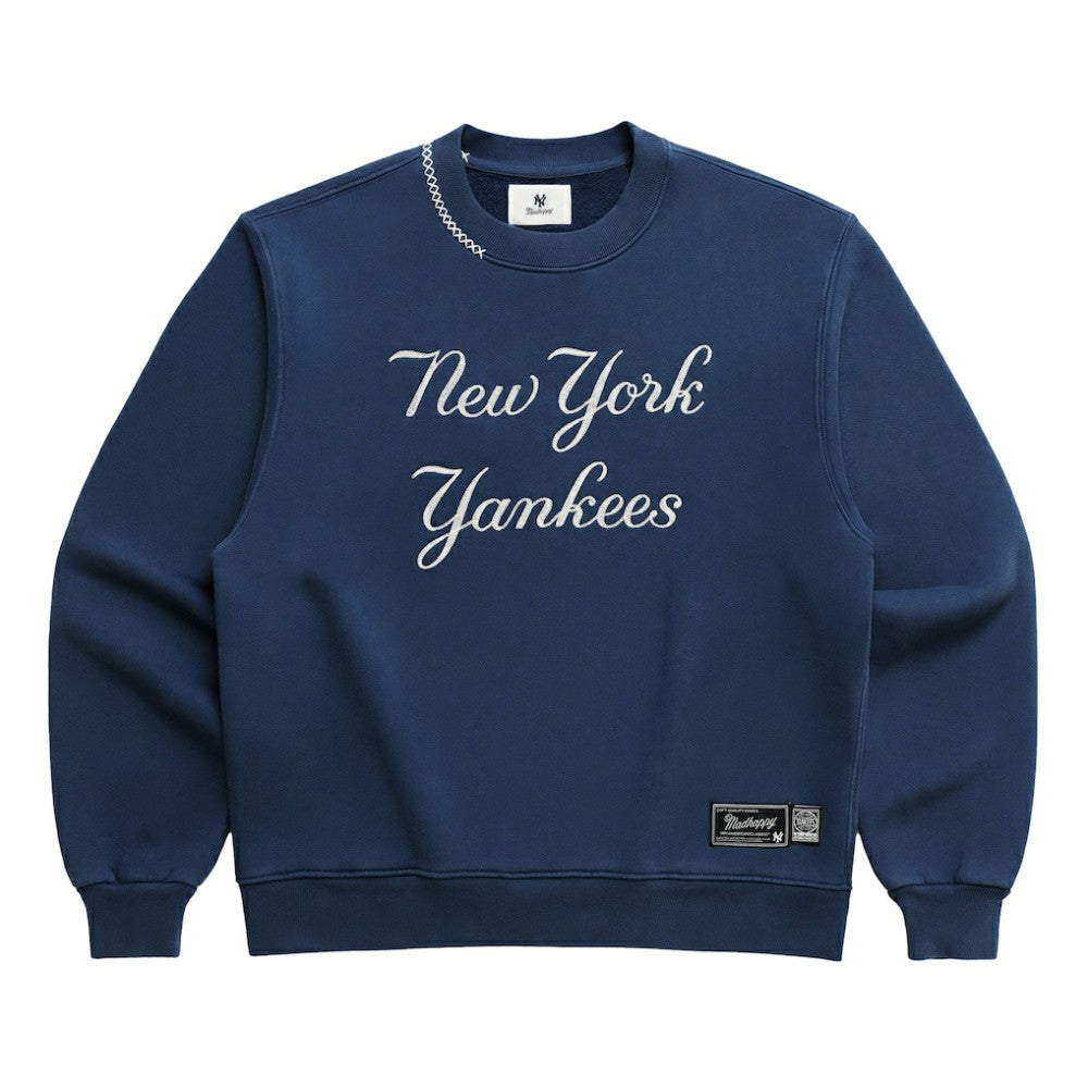 New York Yankees Madhappy Unisex Script Fleece Sweatshirt - MLB