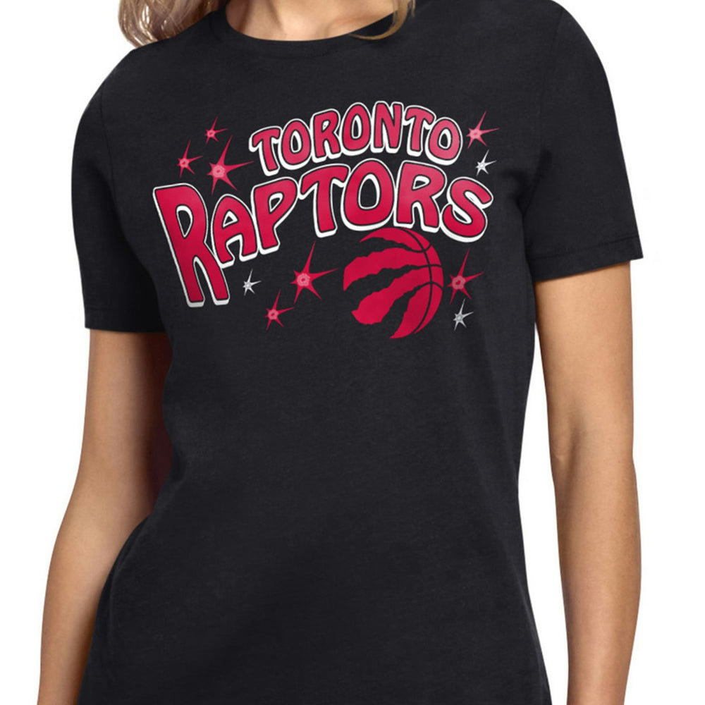 Toronto Raptors Starter Women's Fireworks T-Shirt Black - NBA