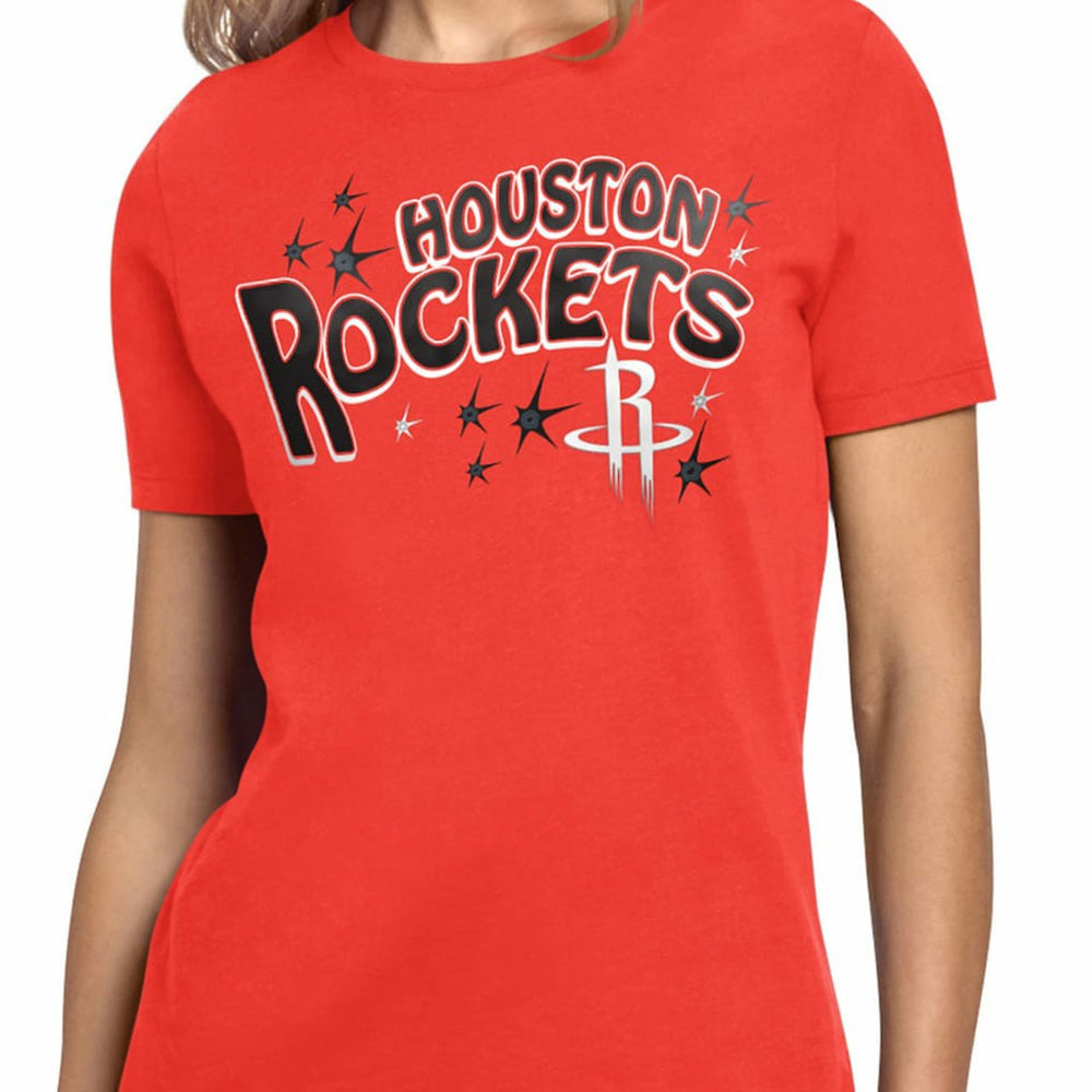 Houston Rockets Starter Women's Fireworks T-Shirt Red - NBA