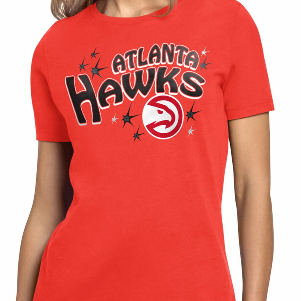 Atlanta Hawks Starter Women's Fireworks T-Shirt Red - NBA