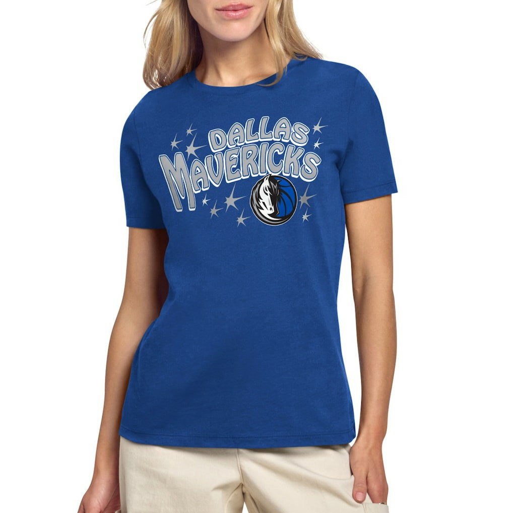 Dallas Mavericks Starter Women's Fireworks T-Shirt Blue - NBA