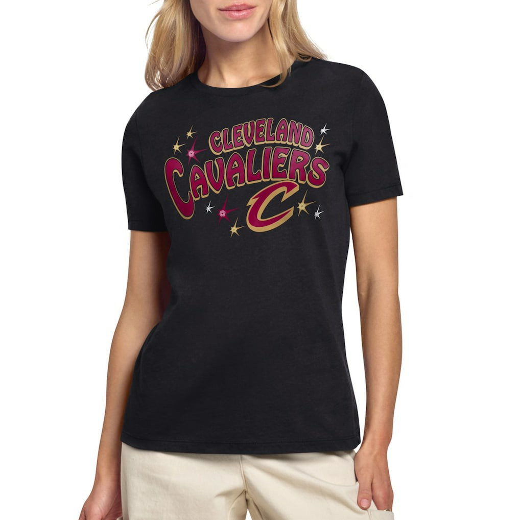 Cleveland Cavaliers Starter Women's Fireworks T-Shirt Black - NBA