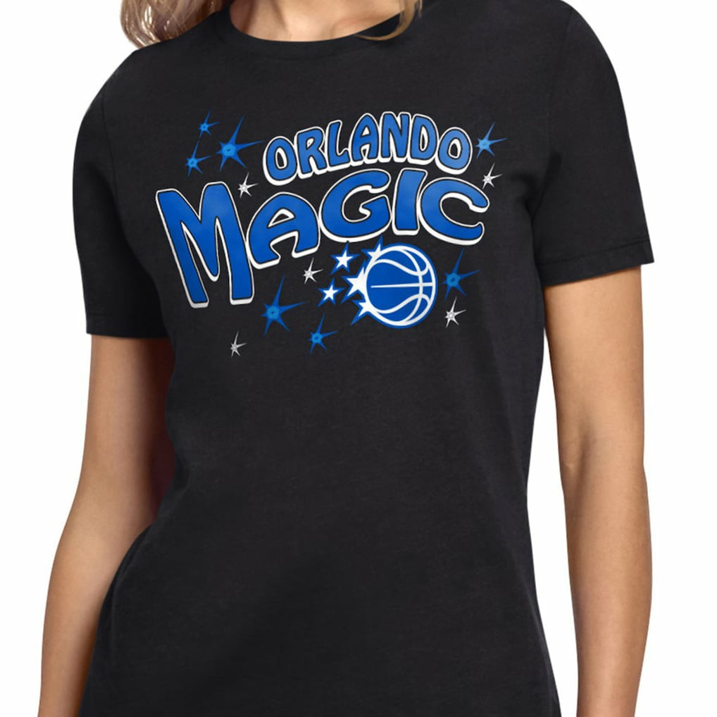 Orlando Magic Starter Women's Fireworks T-Shirt Black - NBA