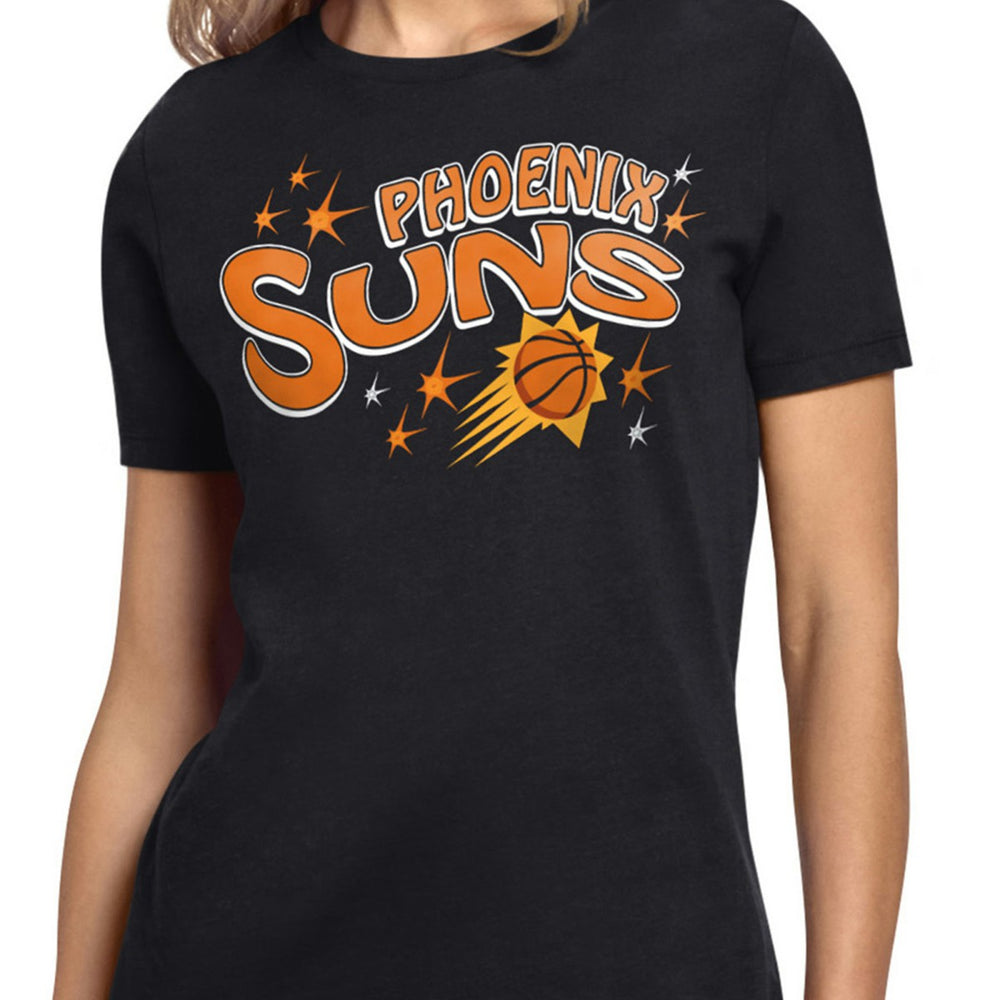 Phoenix Suns Starter Women's Fireworks T-Shirt Black - NBA