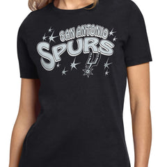 San Antonio Spurs Starter Women's Fireworks T-Shirt Black - NBA