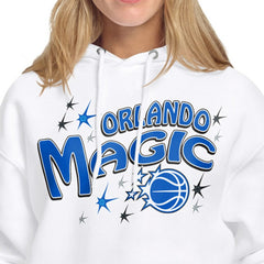 Orlando Magic Starter Women's Fireworks Fleece Hoodie White - NBA