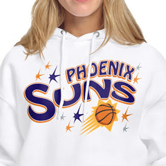 Phoenix Suns Starter Women's Fireworks Fleece Hoodie White - NBA