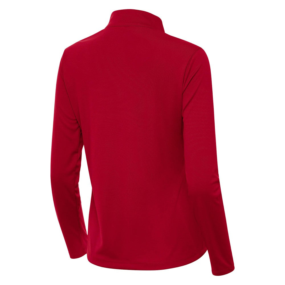 Spain National Team Antigua Women's Statement Half-Zip Pullover Red - FIFA World CUP