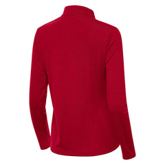 Spain National Team Antigua Women's Statement Half-Zip Pullover Red - FIFA World CUP