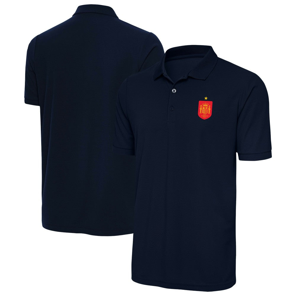 Spain National Team Antigua Derive Polo Navy - FIFA World CUP