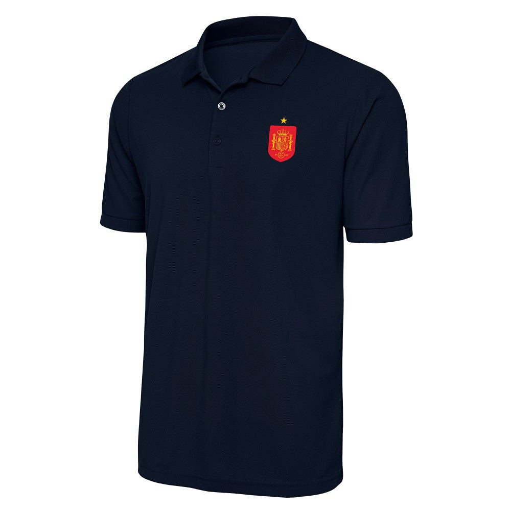 Spain National Team Antigua Derive Polo Navy - FIFA World CUP