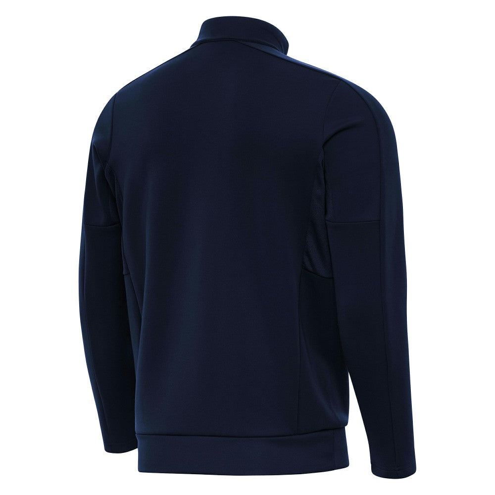 Spain National Team Antigua Genesis Quarter-Zip Pullover Navy - FIFA World CUP
