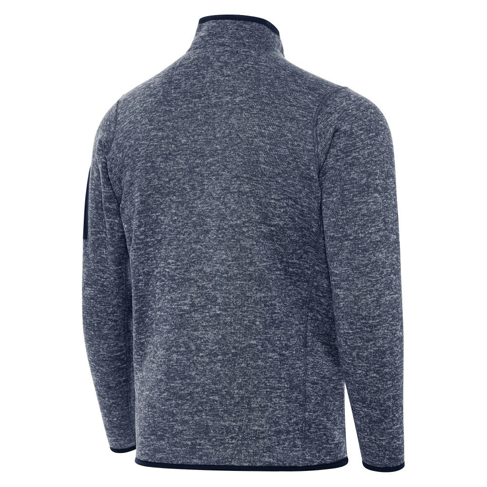 Spain National Team Antigua Elevate Quarter-Zip Pullover Heather Navy - FIFA World CUP