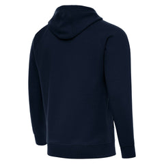 Spain National Team Antigua Takeover Fleece Raglan Hoodie Navy - FIFA World CUP