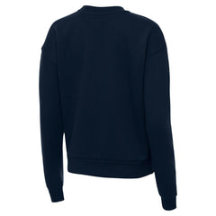 Spain National Team Antigua Women's Takeover Fleece Sweatshirt Navy - FIFA World CUP