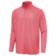 Spain National Team Antigua Masters Quarter-Zip Pullover Heather Red - FIFA World CUP