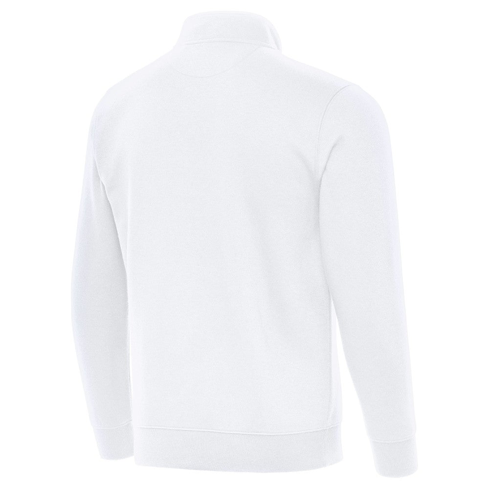Spain National Team Antigua Landslide Quarter-Zip Pullover White - FIFA World CUP
