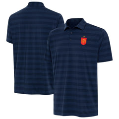 Spain National Team Antigua Channel Polo Navy - FIFA World CUP