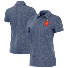 Spain National Team Antigua Women's Triple Shot Polo Heather Navy - FIFA World CUP