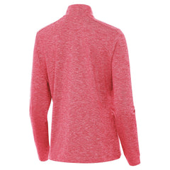 Spain National Team Antigua Women's Quarter-Zip Pullover Heather Red - FIFA World CUP
