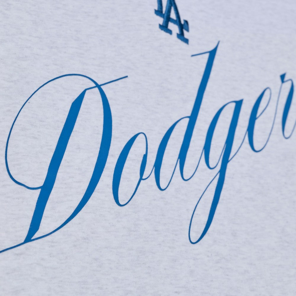 Los Angeles Dodgers Mitchell & Ness Women's Script Cropped Boxy T-Shirt - MLB
