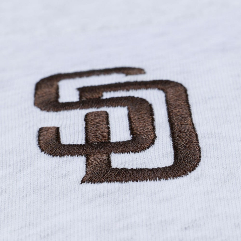 San Diego Padres Mitchell & Ness Women's Script Cropped Boxy T-Shirt - MLB