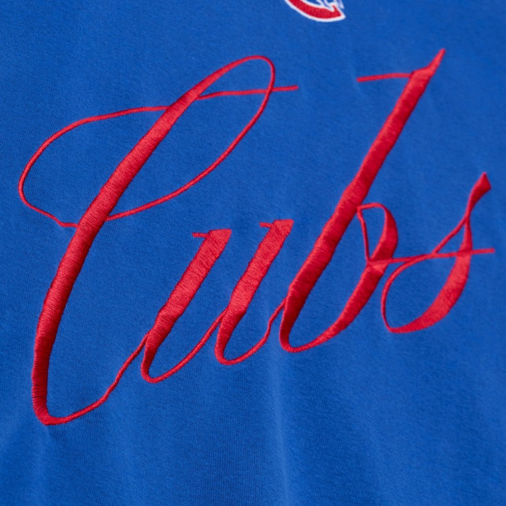 Chicago Cubs Mitchell & Ness Women's Script Sweatshirt - MLB