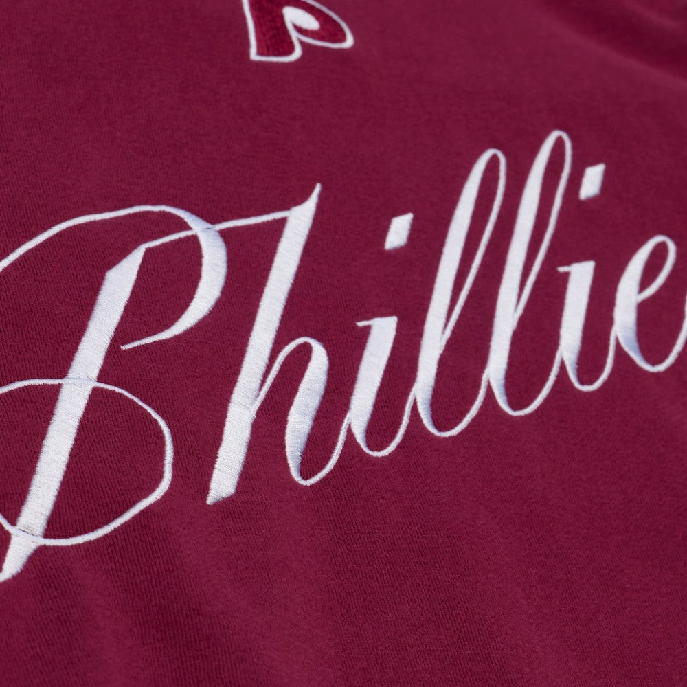 Philadelphia Phillies Mitchell & Ness Women's Script Sweatshirt - MLB
