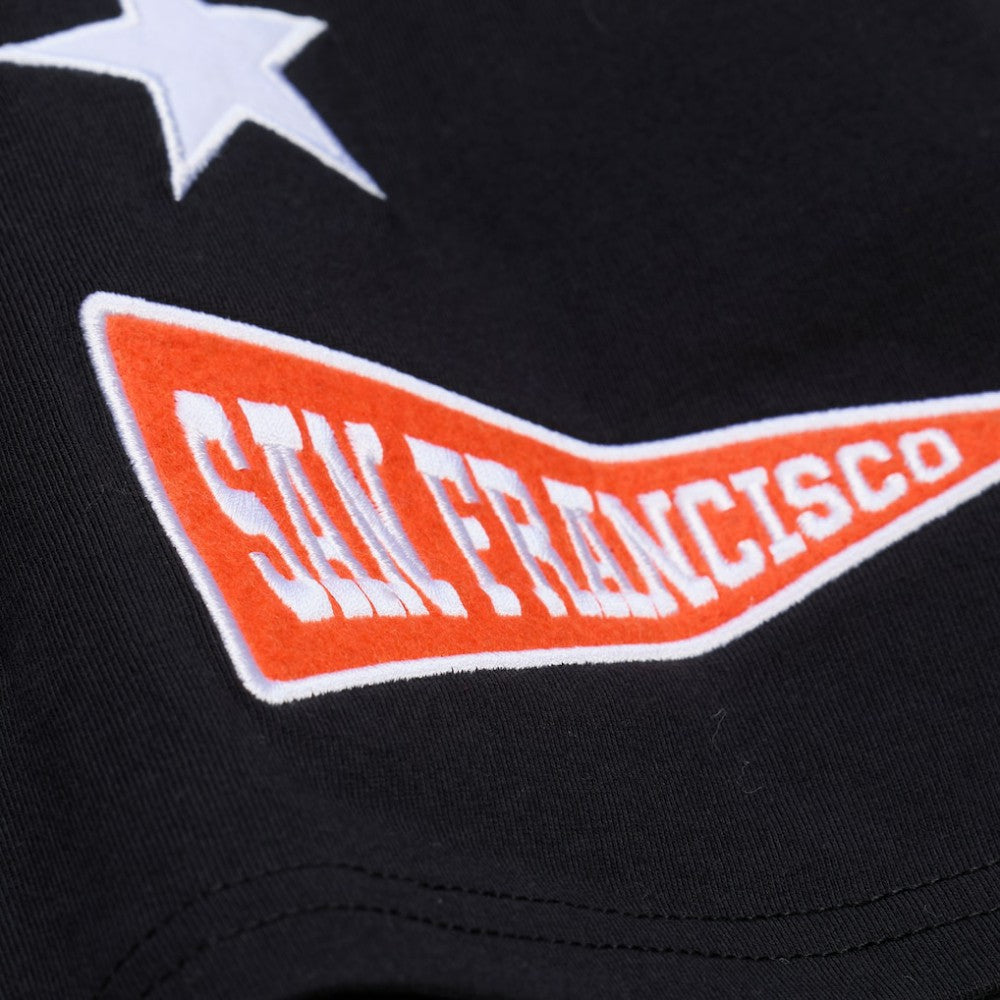 San Francisco Giants Mitchell & Ness Women's Pep Rally Cropped Boxy T-Shirt - MLB