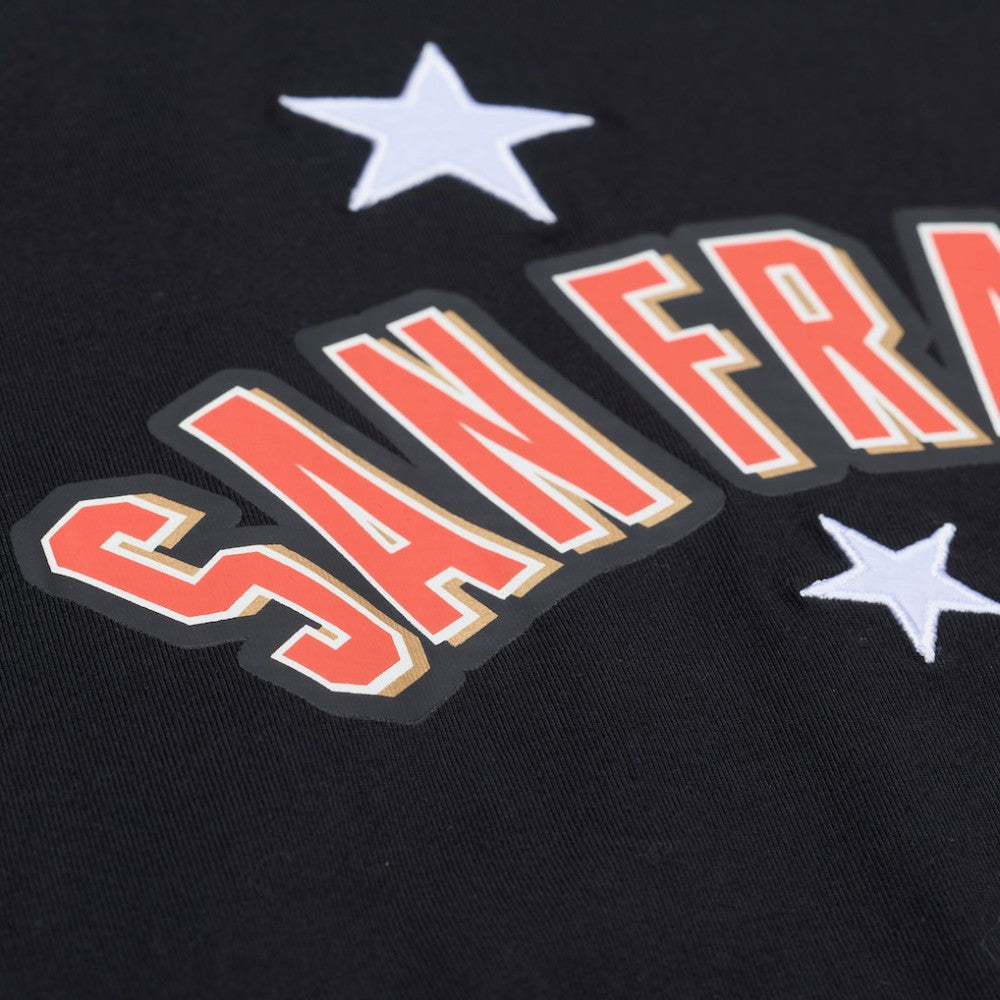 San Francisco Giants Mitchell & Ness Women's Pep Rally Cropped Boxy T-Shirt - MLB