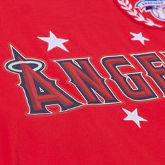 Los Angeles Angels Mitchell & Ness Women's Pep Rally Cropped Boxy T-Shirt - MLB
