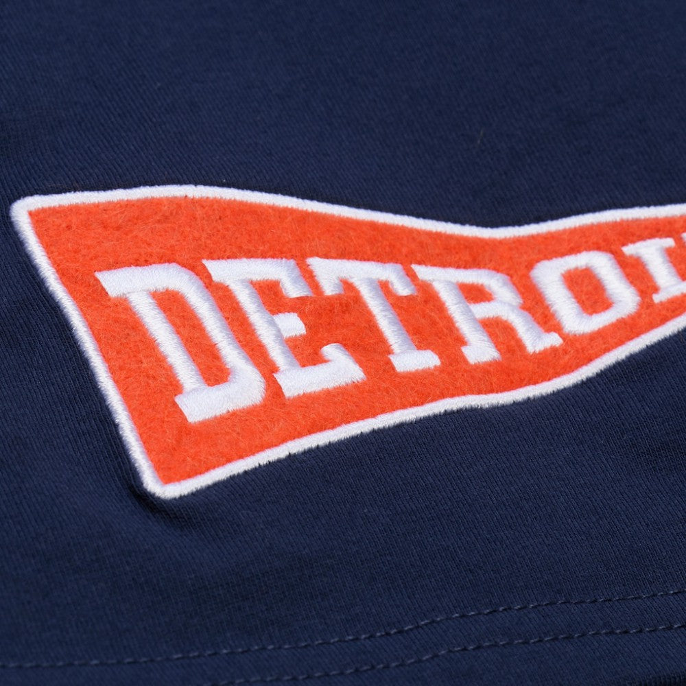 Detroit Tigers Mitchell & Ness Women's Pep Rally Cropped Boxy T-Shirt - MLB