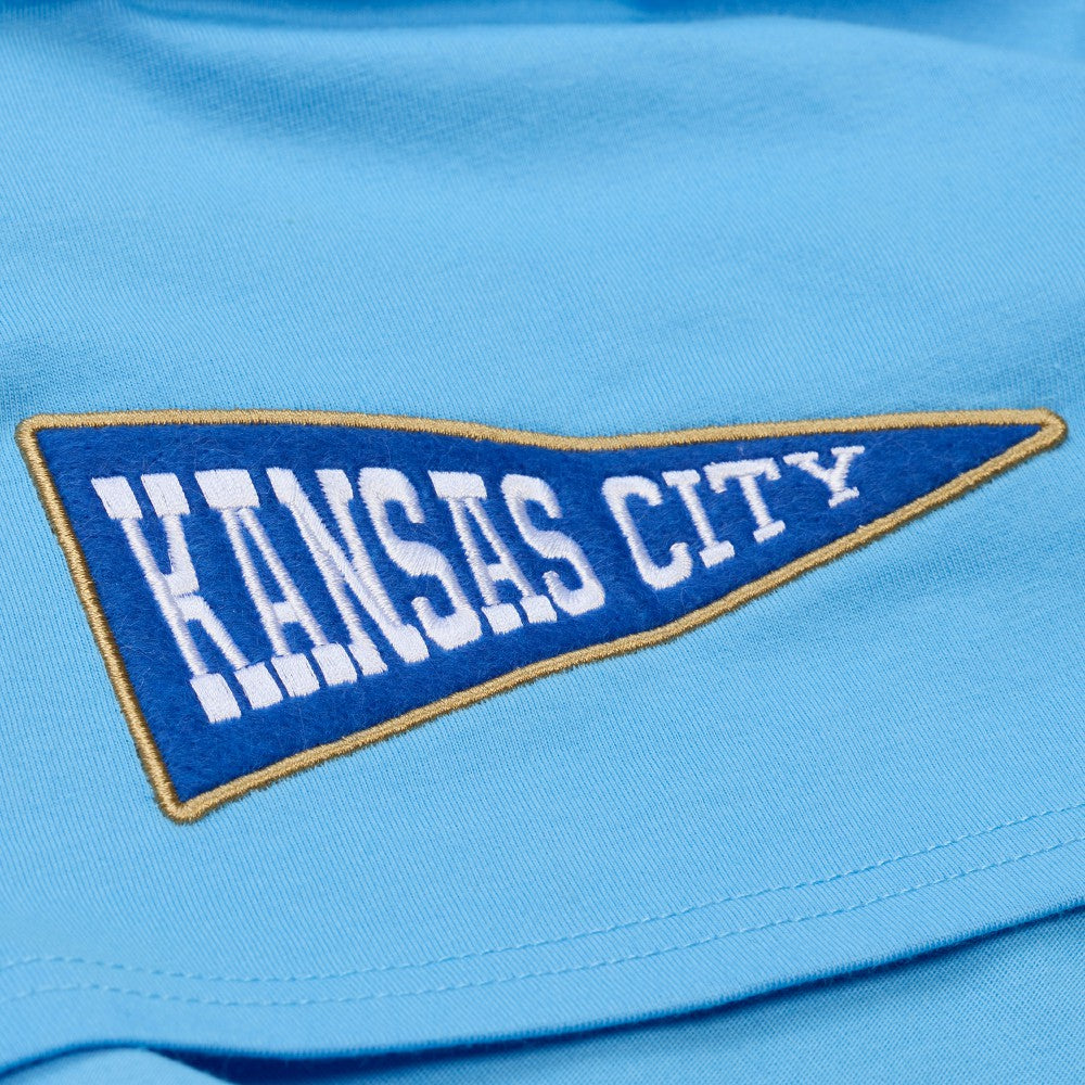 Kansas City Royals Mitchell & Ness Women's Pep Rally Cropped Boxy T-Shirt - MLB