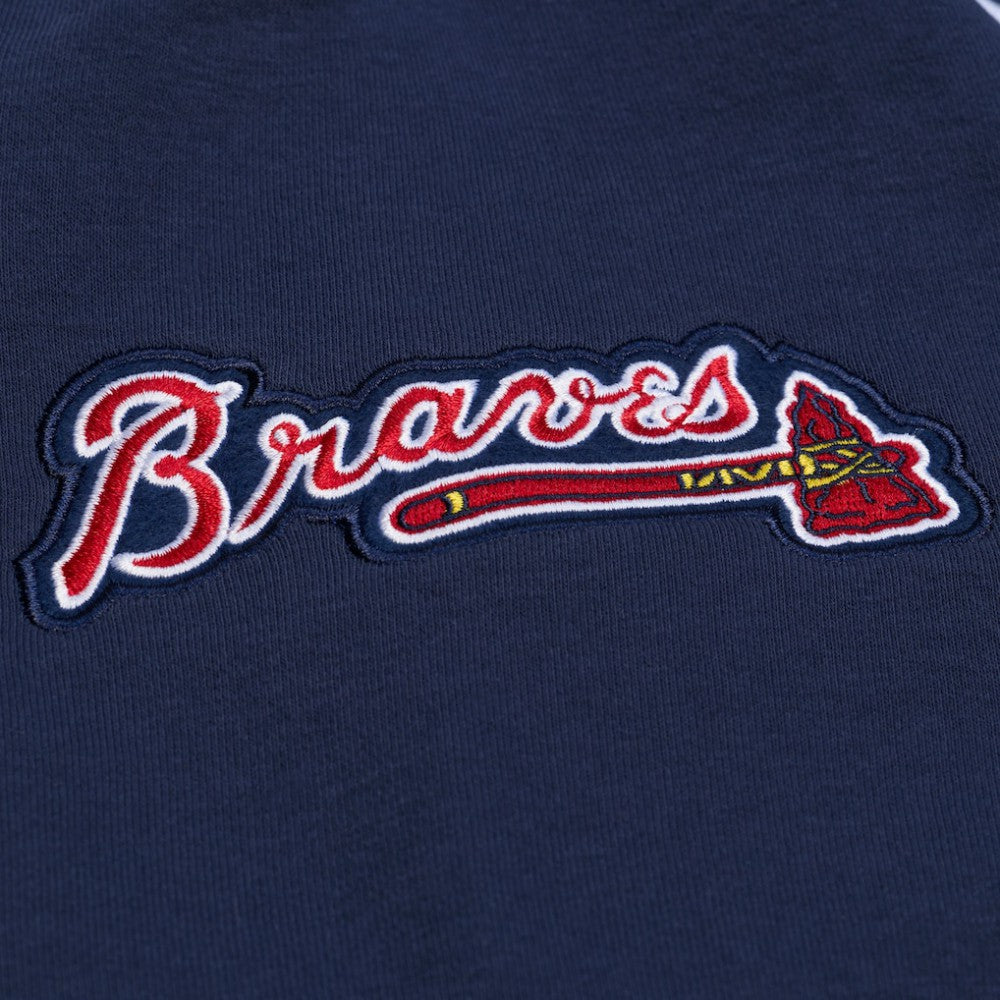 Atlanta Braves Mitchell & Ness Women's Pep Rally Sweatshirt - MLB