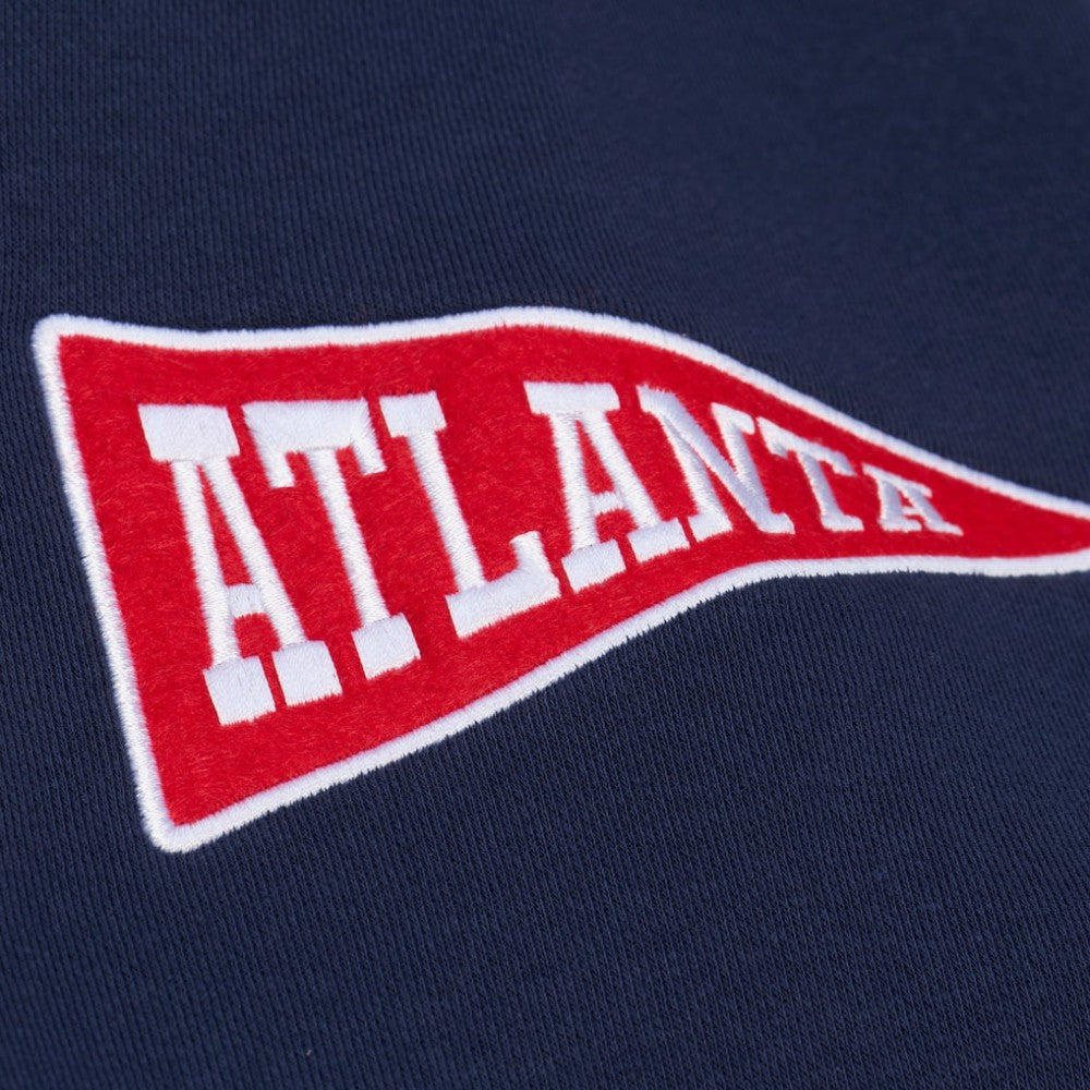 Atlanta Braves Mitchell & Ness Women's Pep Rally Sweatshirt - MLB