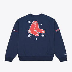 Boston Red Sox Mitchell & Ness Women's Pep Rally Sweatshirt - MLB