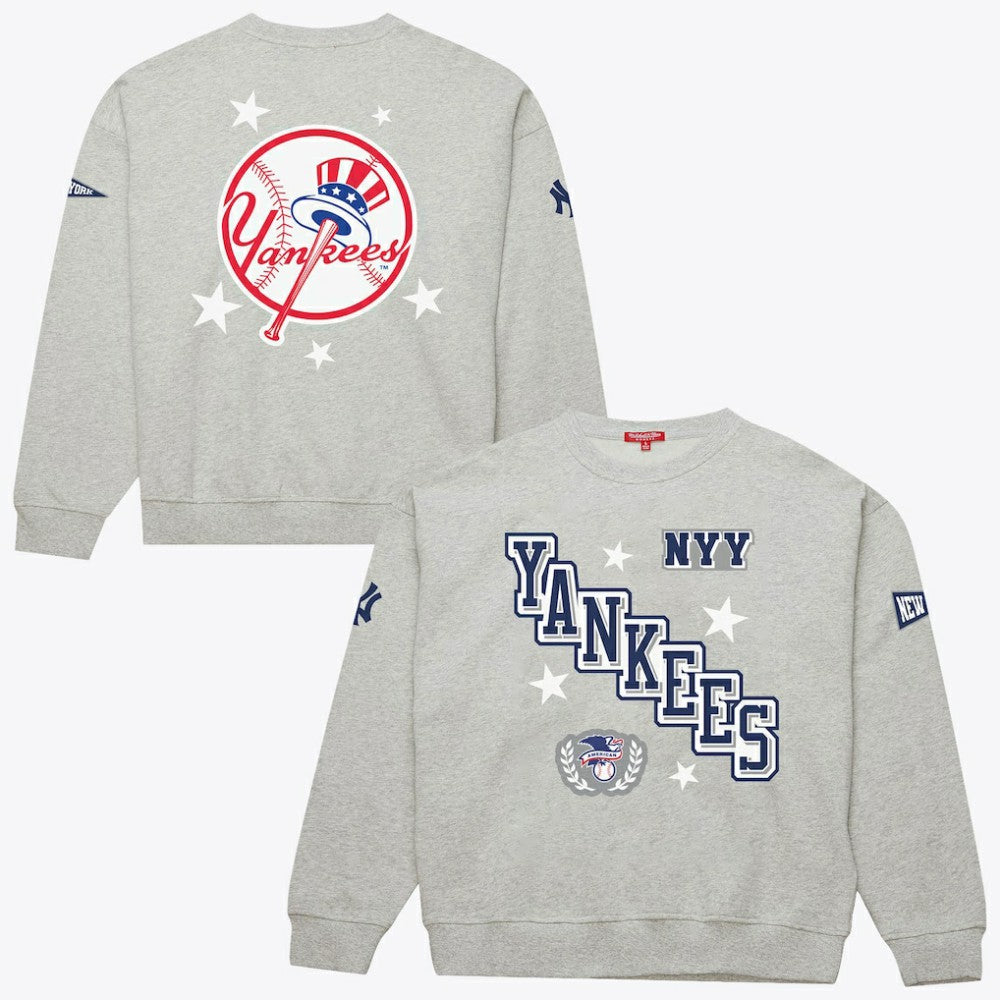 New York Yankees Mitchell & Ness Women's Pep Rally Sweatshirt - MLB