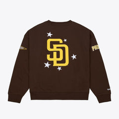 San Diego Padres Mitchell & Ness Women's Pep Rally Sweatshirt - MLB