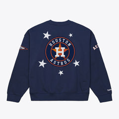 Houston Astros Mitchell & Ness Women's Pep Rally Sweatshirt - MLB