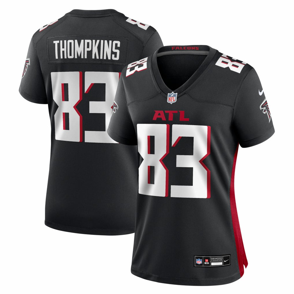 Deven Thompkins Atlanta Falcons Women's Team Game Jersey Black | Nike for Sale
