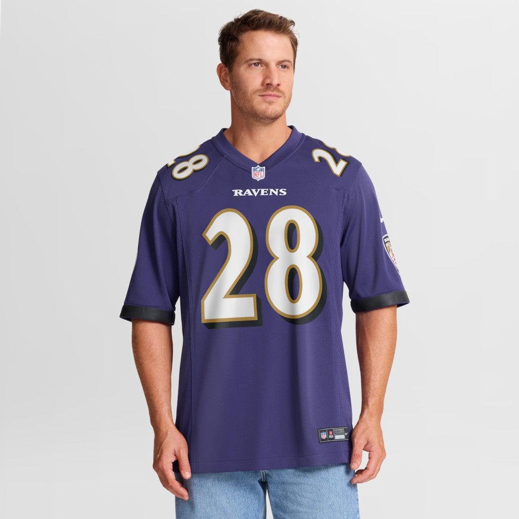 Taven Bryan Baltimore Ravens Team Game Jersey Purple | Nike for Sale
