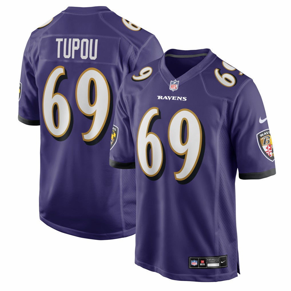 Josh Tupou Baltimore Ravens Team Game Jersey Purple | Nike for Sale