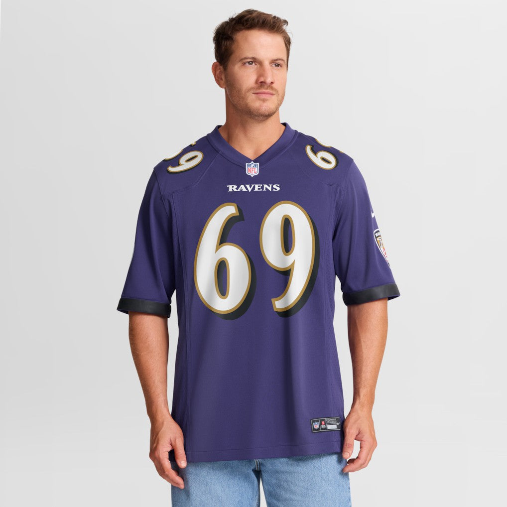 Josh Tupou Baltimore Ravens Team Game Jersey Purple | Nike for Sale